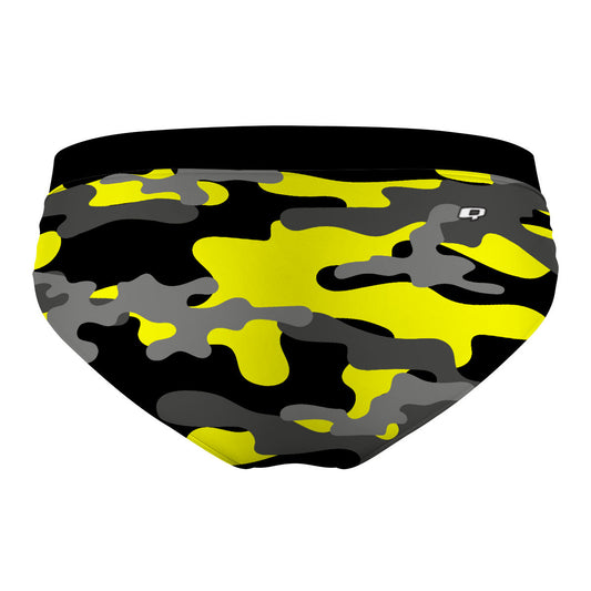 Yellow Camo - Classic Sports Bikini Bottom