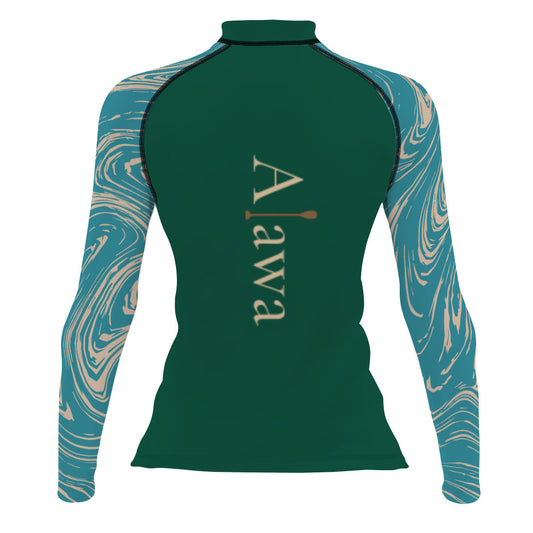 Alawa-staff - Women's Surf UPF50+ Long Sleeve Rash Guard