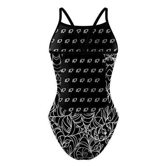 Spiderweb Temptation - Sunback Tank Swimsuit