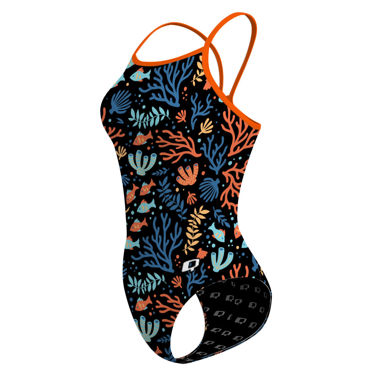 Sweet Coral - Skinny Strap Swimsuit