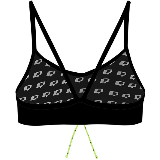 FLOWER NIGHT - Bandeau Bikini Top