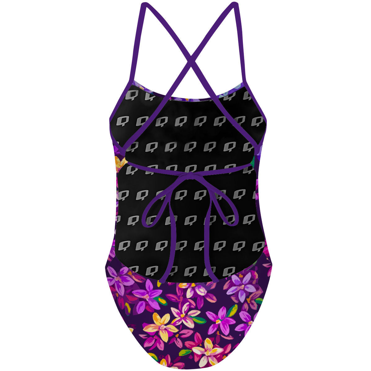 Fairy Flowers - Traje de Baño Tieback de Una pieza