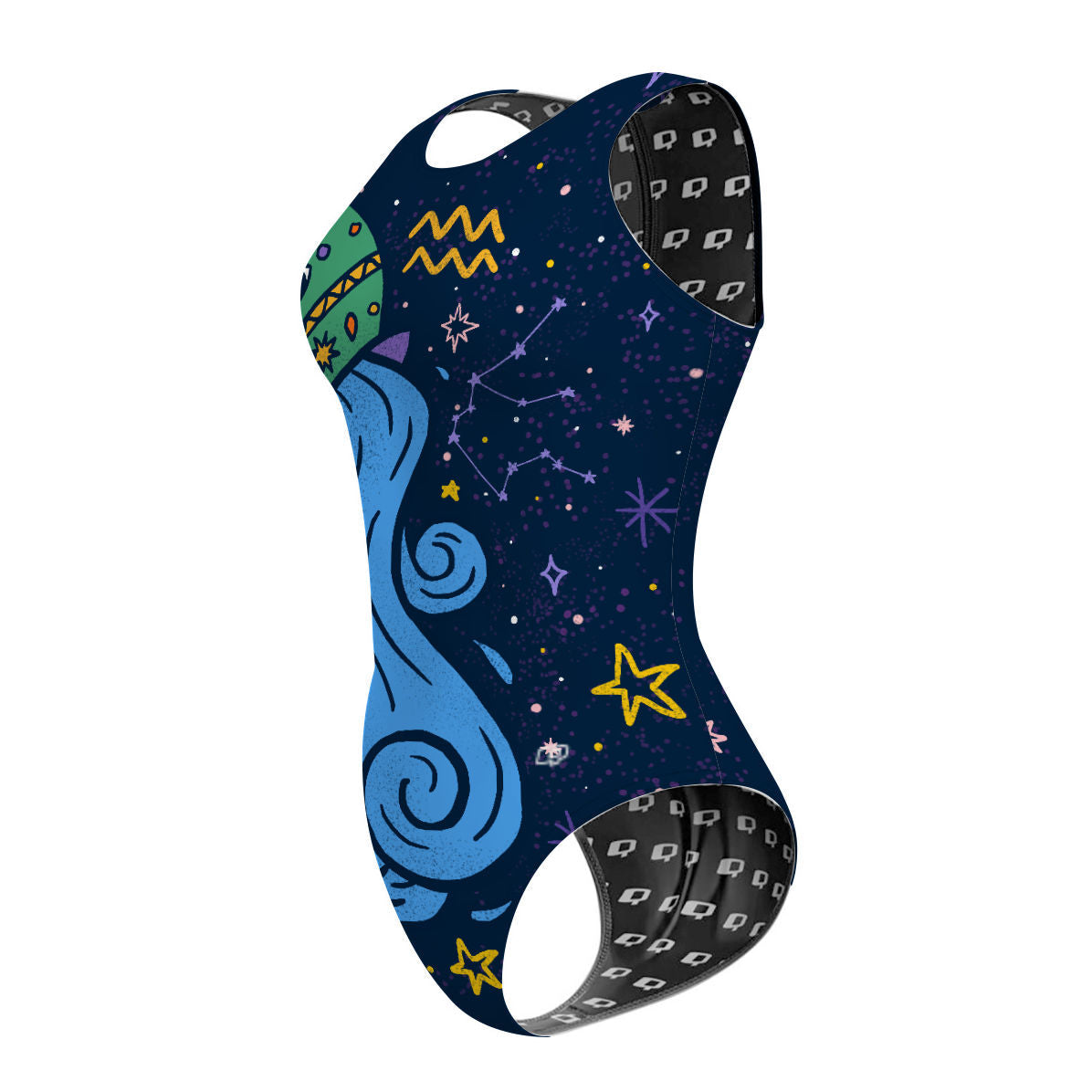 Aquarius - Women's Waterpolo Swimsuit Classic Cut