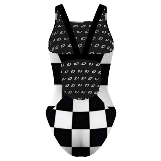 Skater Chic - Classic Strap Swimsuit