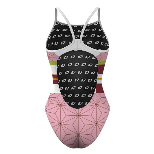NEZUKO - Skinny Strap Swimsuit