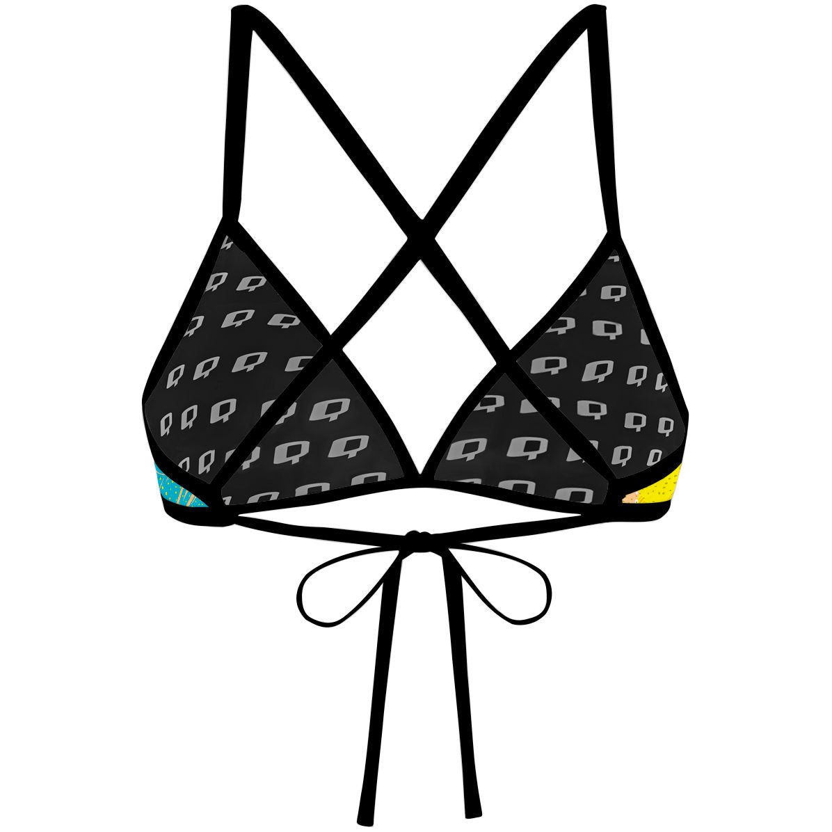 Deep Spring Tieback Bikini Top