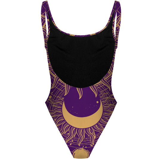 Know your power - High Hip One Piece Swimsuit