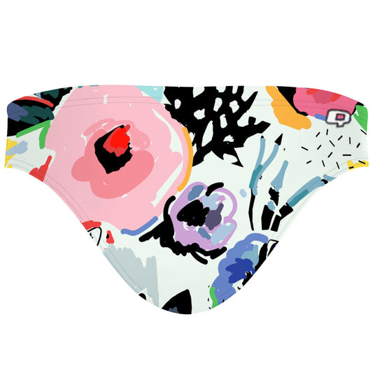 Floral Splash - Bandeau Bikini Bottom