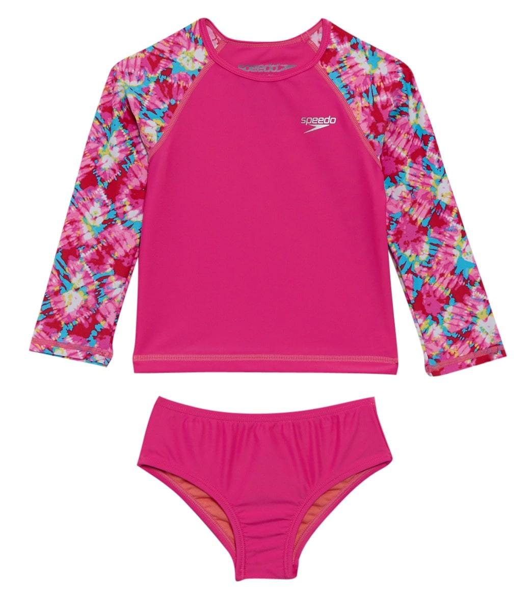 Traje de baño para niña Infinite Tie Dye Rashguard Speedo