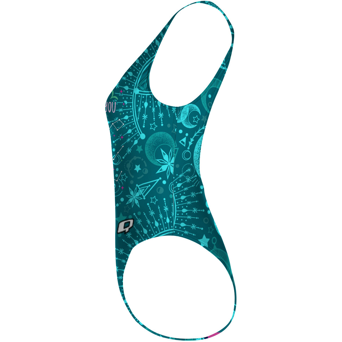 Magic Is All Around You - High Hip One Piece Swimsuit