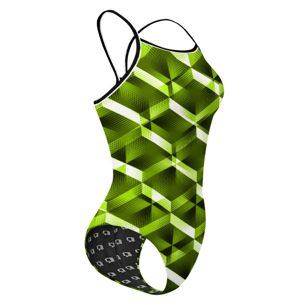 Green Diamond - Skinny Strap