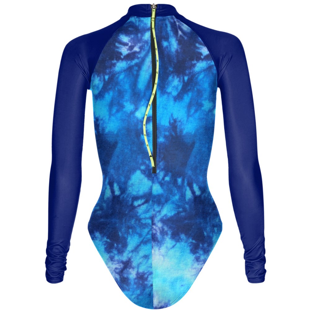 Tie Dye Blue Surf One Piece
