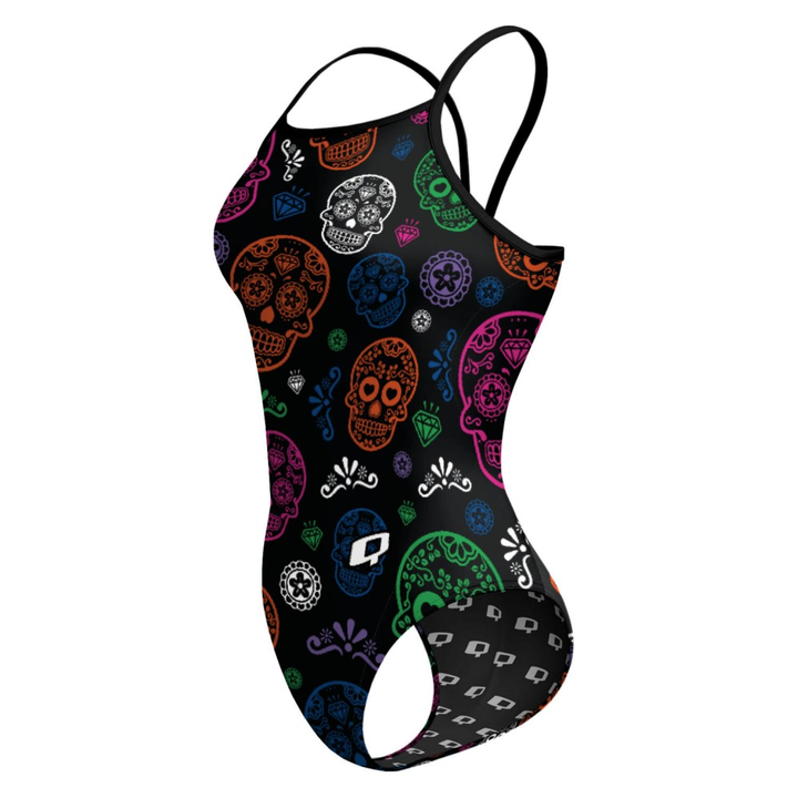 Las Skulls Skinny Strap