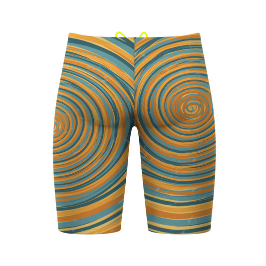 Blue and Yellow Sunset - Jammer Swimsuit