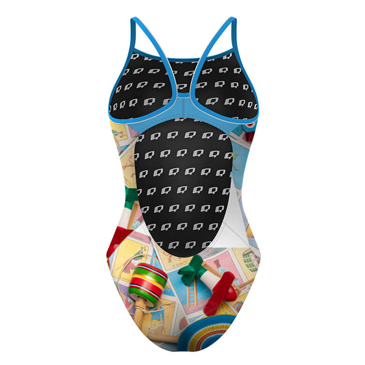 Mis Juguetes - Skinny Strap Swimsuit