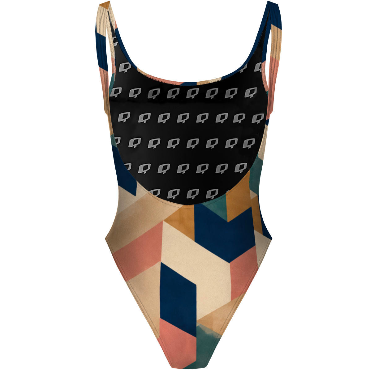 Blocks - Traje de Baño High Hip de una pieza