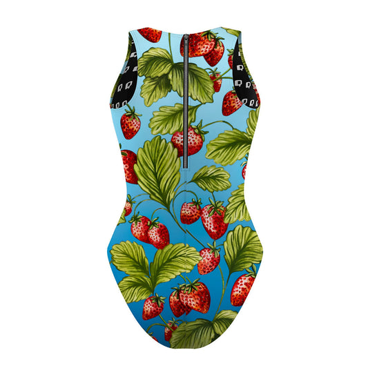 Strawberry Water - Traje de baño Waterpolo corte Clásico