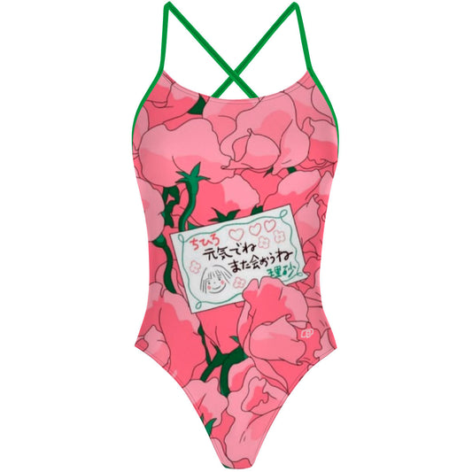 CHIHIRO FLOWERS - "X" Back Swimsuit