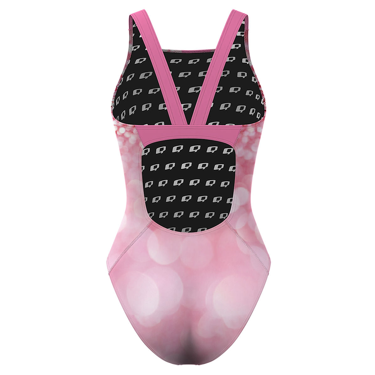 Rosé Glitter - Classic Strap Swimsuit