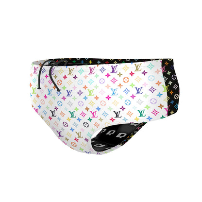 multi b&w - Classic Brief Swimsuit