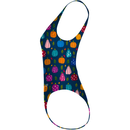 Groovy Gourds - Traje de Baño High Hip de una pieza