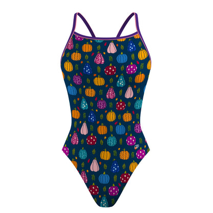 Groovy Gourds - Traje de Baño Sunback Tank