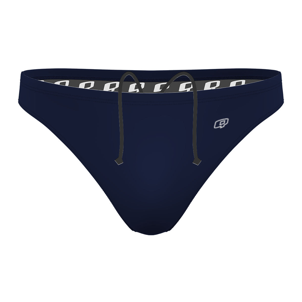 Solid Navy - Solid Waterpolo Brief Swimsuit