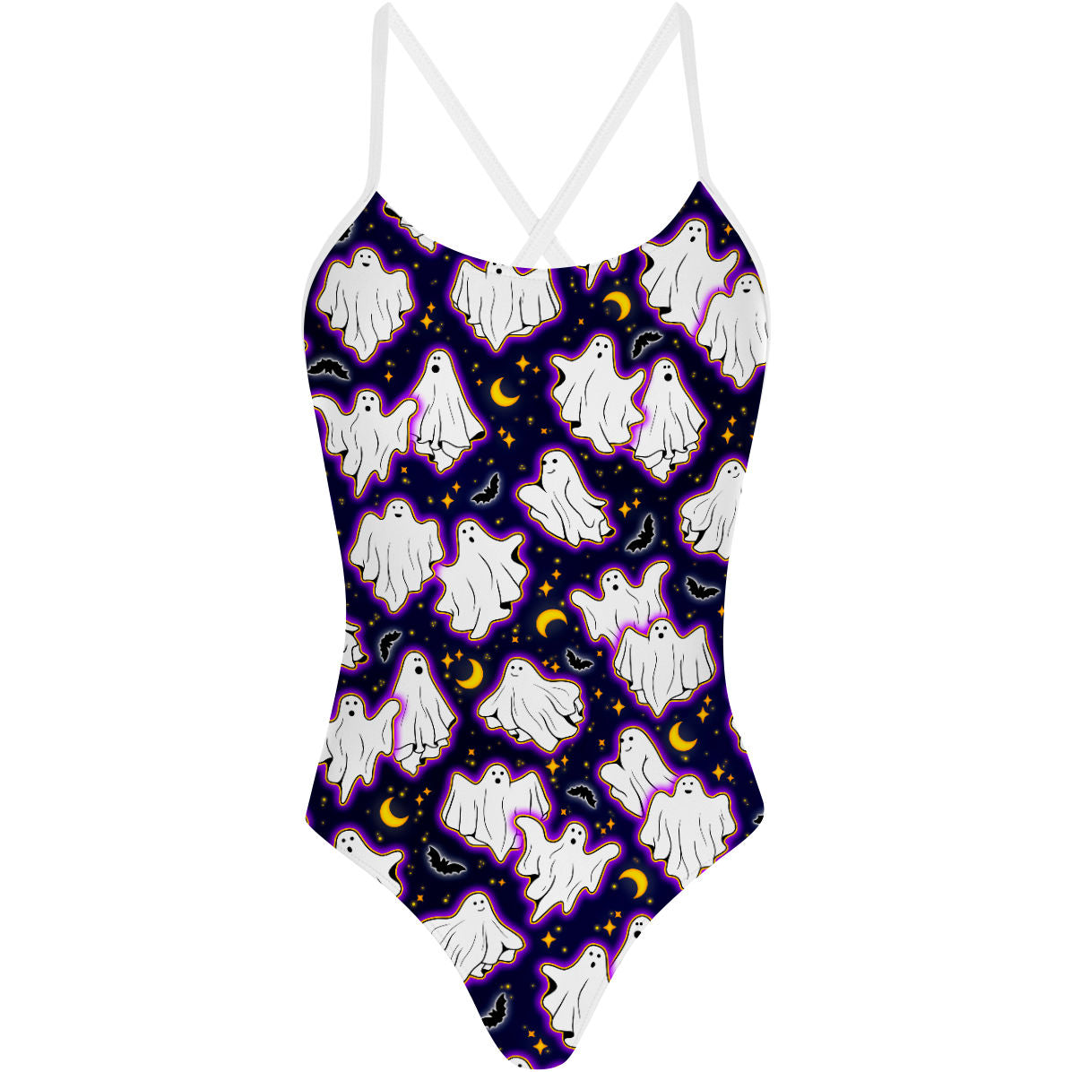 Boo-Tiful Night - Traje de Baño Tieback de Una pieza