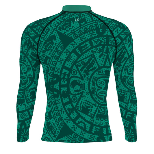 México 26 - Surf Rash Guard UPF50+ de Manga Larga para Hombre