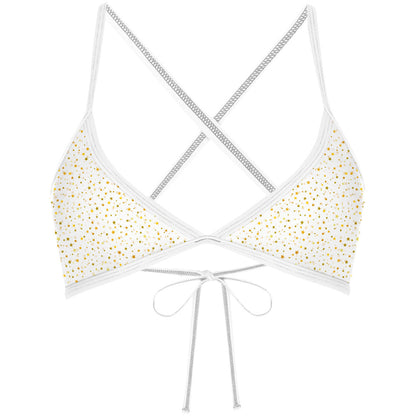 Stellar Confetti Glitter - Tieback Bikini Top