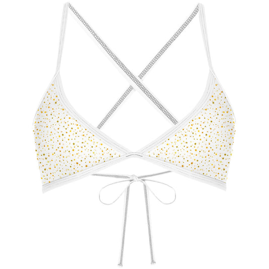 Stellar Confetti Glitter - Tieback Bikini Top