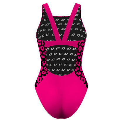 CONTRAST ANIMAL PRINT - Classic Strap Swimsuit