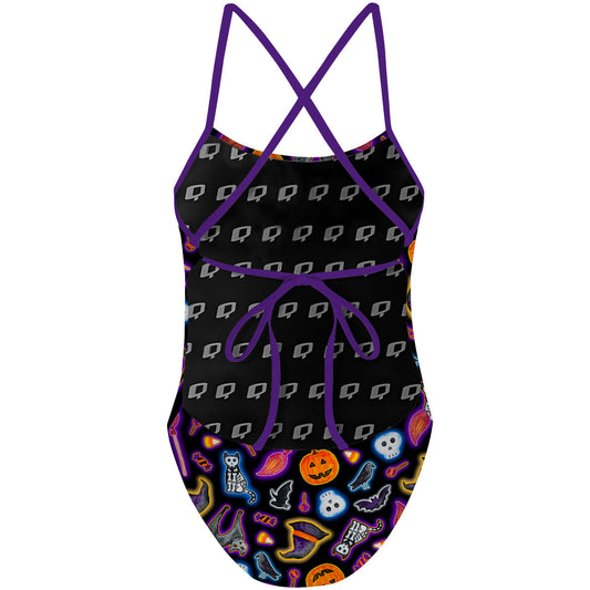 Halloween Trick or Treat - Traje de Baño Tieback de Una pieza