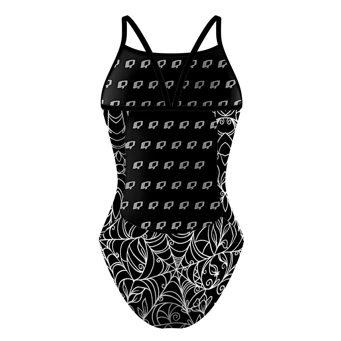 Spiderweb Temptation - Sunback Tank Swimsuit