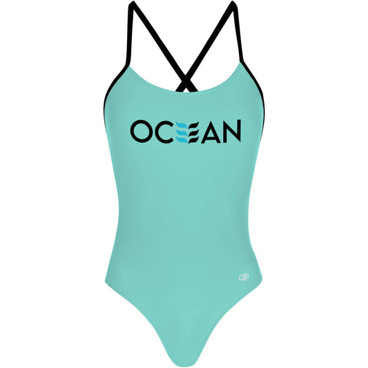 ocean final - Traje de Baño Tieback de Una pieza