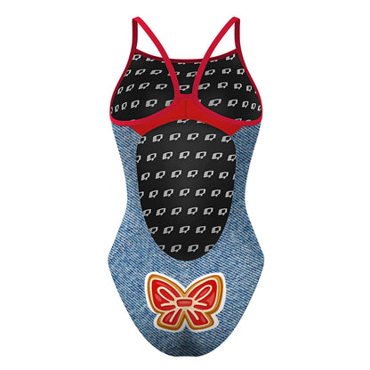 Patches - Traje de baño Skinny strap