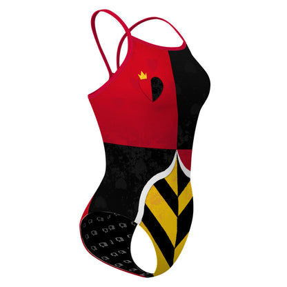 Red Queen - Skinny Strap Swimsuit