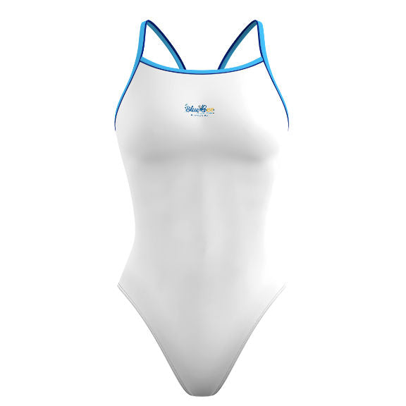 blue bee 2 - Traje de Baño Skinny Strap Sólido - PERSONALIZADO