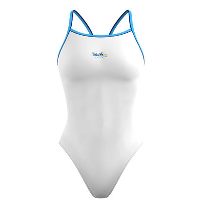 blue bee 2 - Traje de Baño Skinny Strap Sólido - PERSONALIZADO