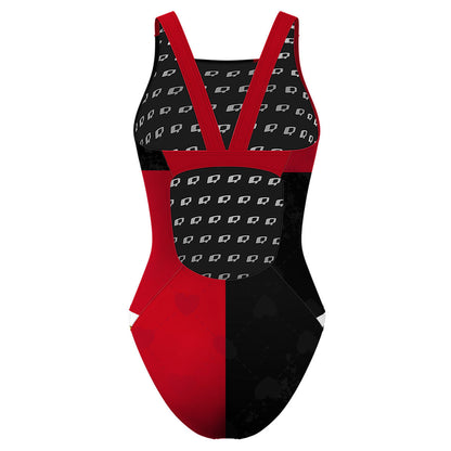 Red Queen - Classic Strap Swimsuit