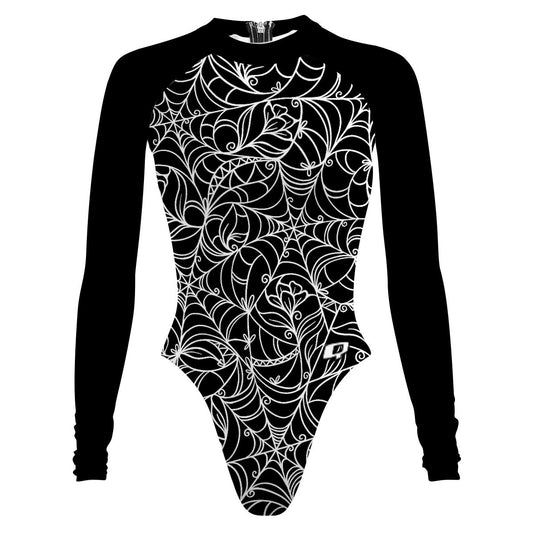Spiderweb Temptation - Surf Swimming Suit Cheeky Cut
