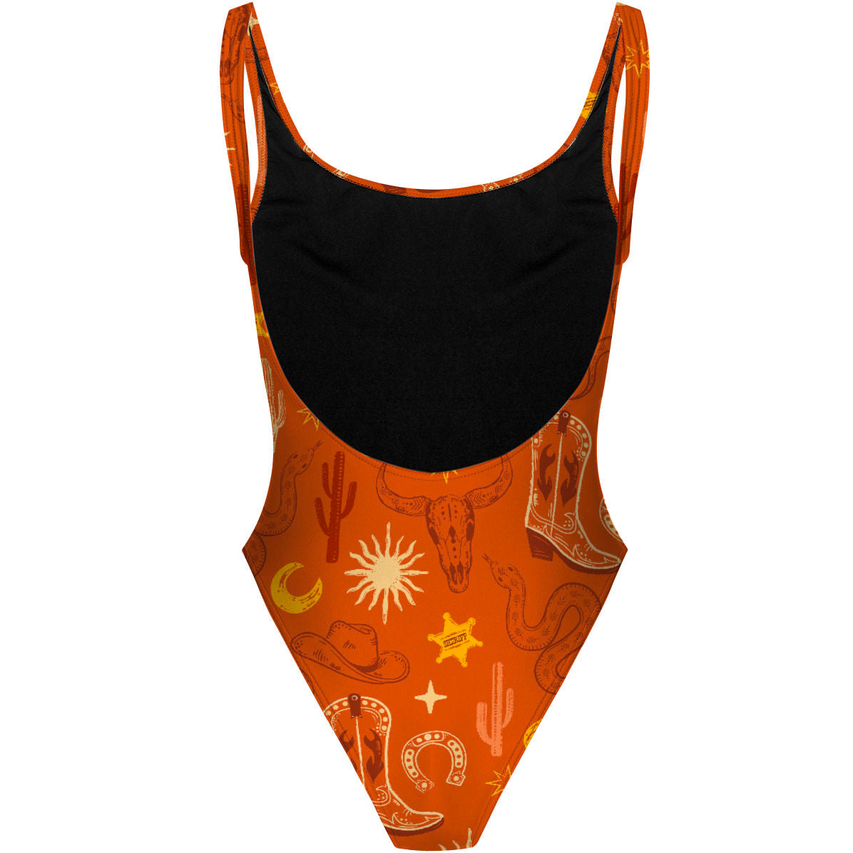 Western Sunset - Traje de Baño High Hip de una pieza
