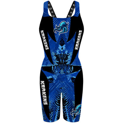 Krakens Long Knee Women Jammer 20026 - Classic Strap Long Knee Women Jammer