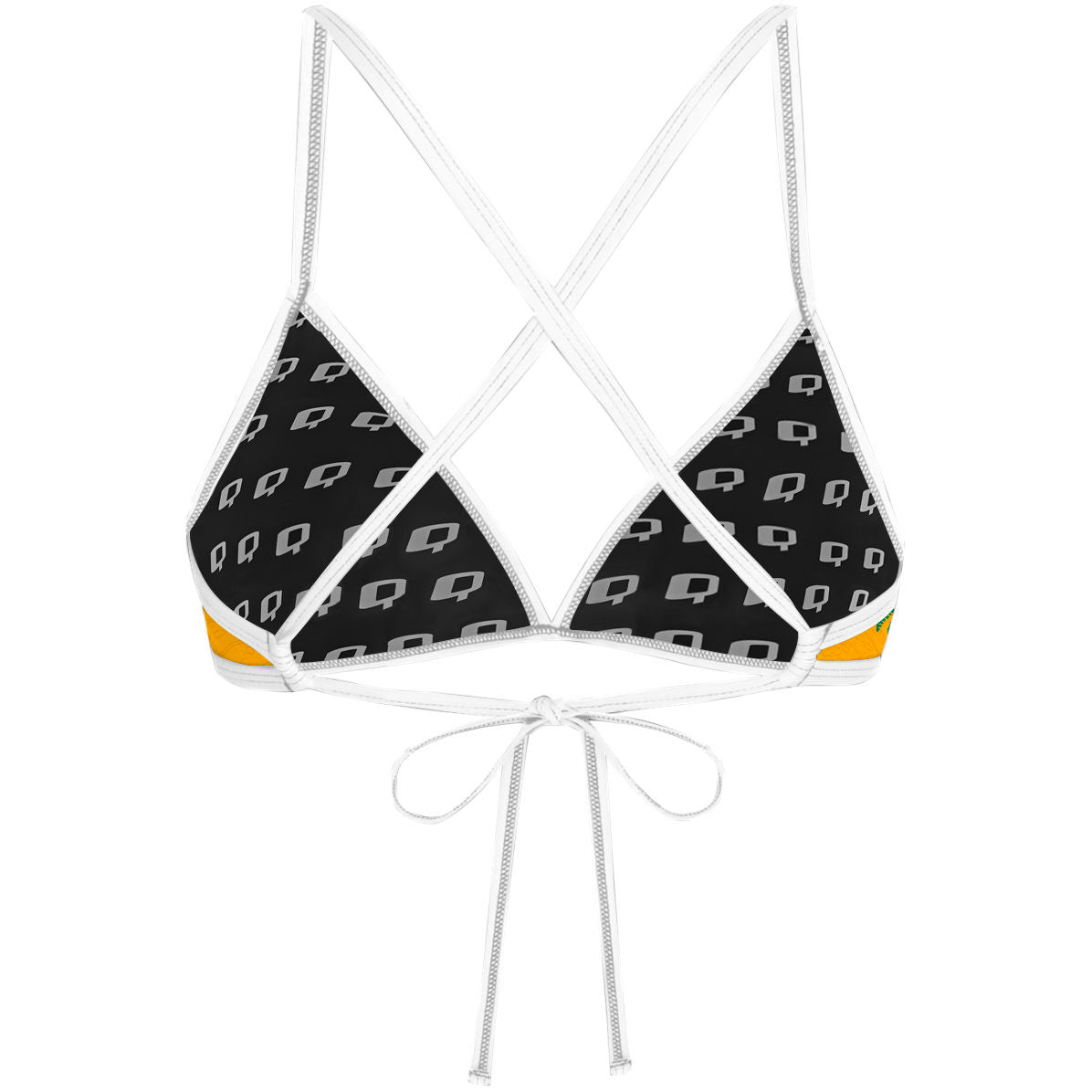 Seaside jungle - Tieback Bikini Top