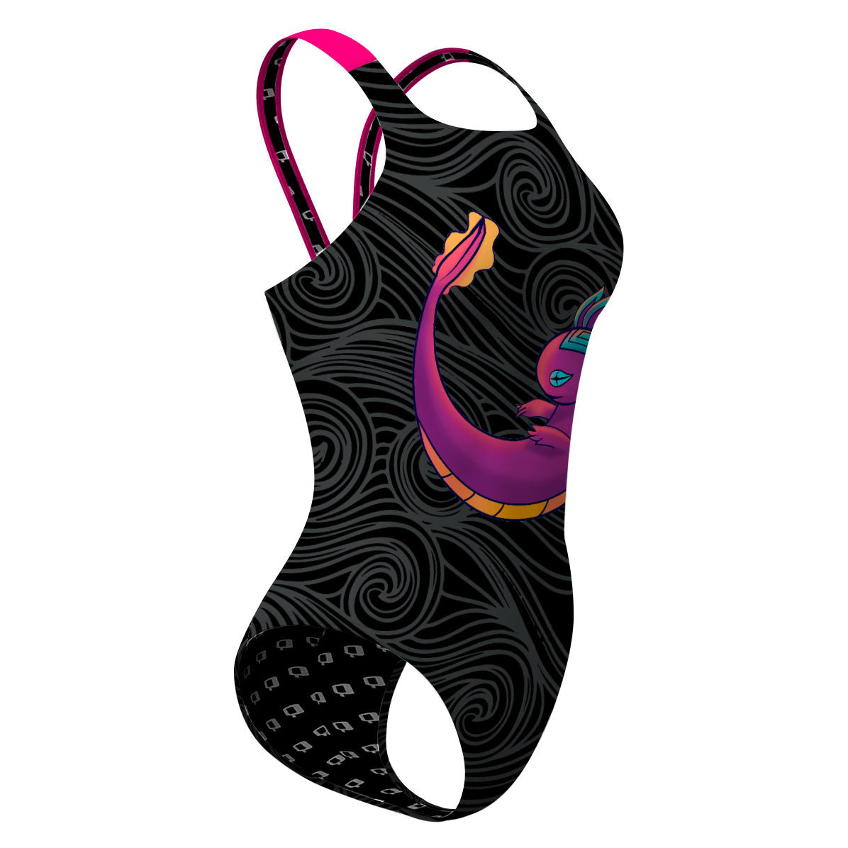 Ajolote  Classic Strap Swimsuit Stock