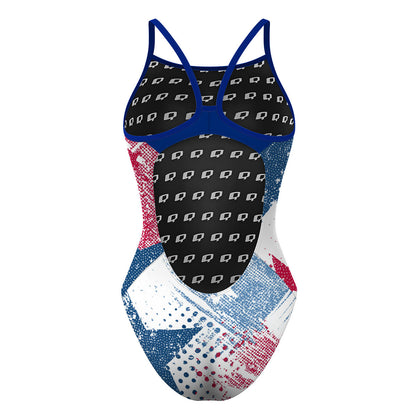 Stars Shine Bright - Skinny Strap Swimsuit