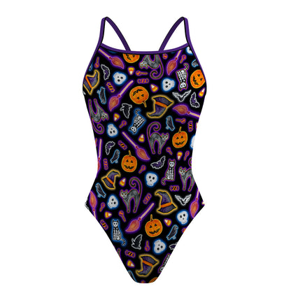 Halloween Trick or Treat - Traje de Baño Sunback Tank