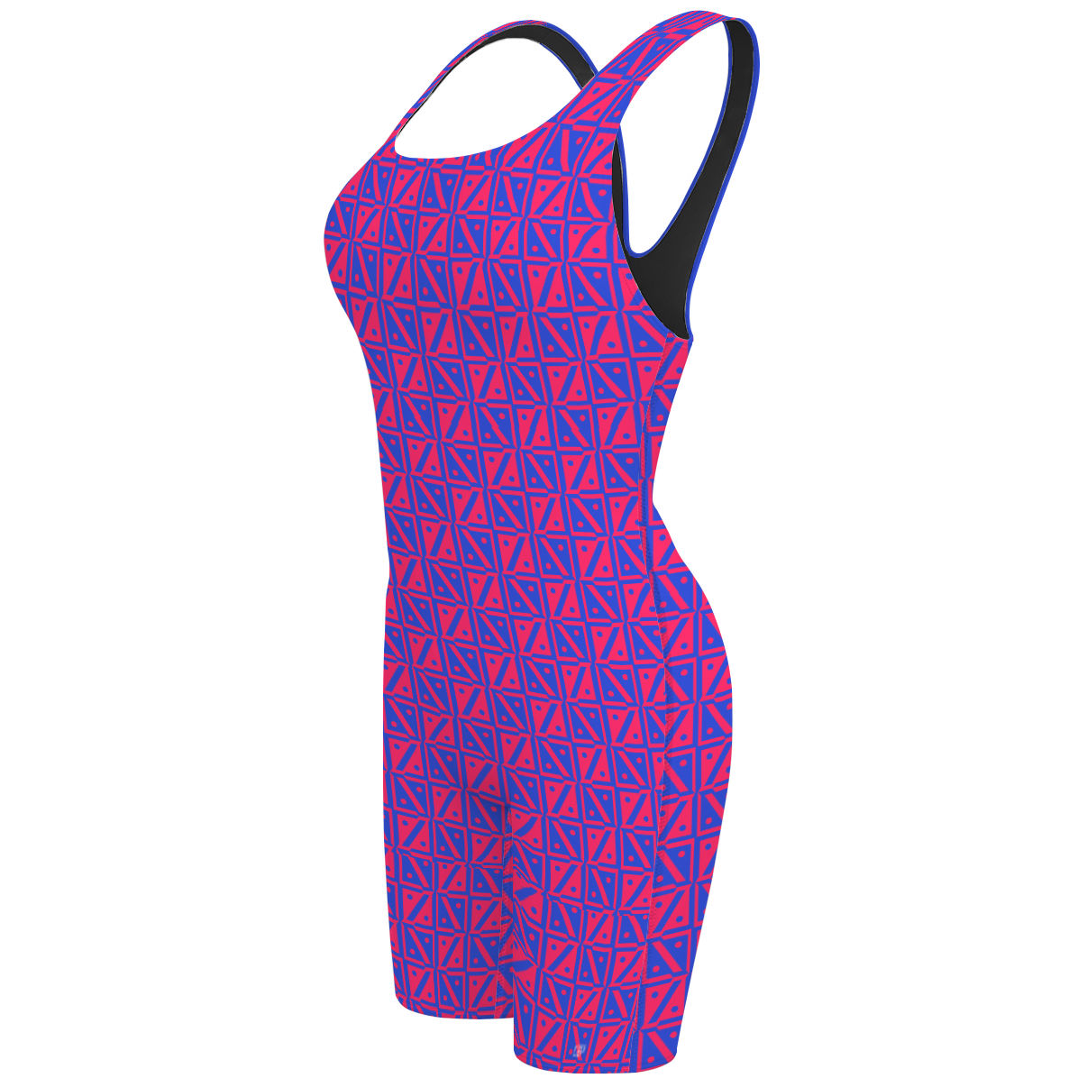 Diamond Grid - Traje de Baño Jammer Classic Strap a la rodilla