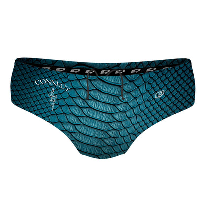 Connect Blue Snake - Classic Brief Swimsuit