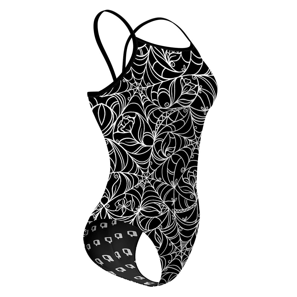 Spiderweb Temptation - Sunback Tank Swimsuit